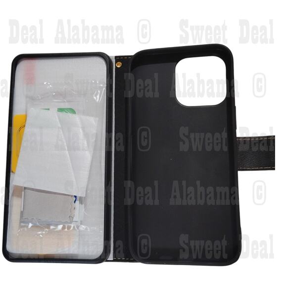 Vaks Cellphone Wallet Case For iPhone 14 Pro Max w/ 2  Lens & Screen Protectors - Picture 2 of 10